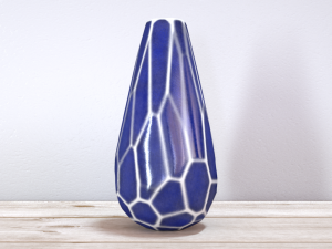 dawson blue vase Modèle 3D