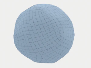 dawson blue vase 3D Model