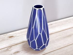 dawson blue vase 3D Model