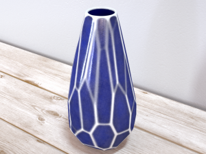 dawson blue vase 3D Model
