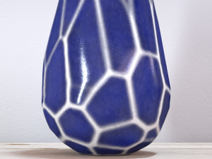 dawson blue vase 3D Model