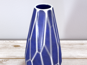dawson blue vase 3D Model