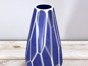 dawson blue vase 3D Model