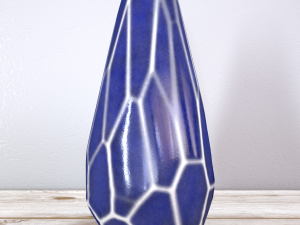 dawson blue vase 3D Model