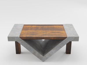loft beton table 3D Model
