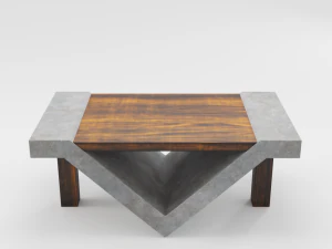 mesa loft beton Modelo 3D