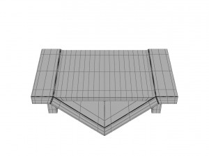 loft beton table 3D Модель