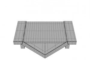 loft beton table 3D Model