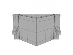 loft beton table 3D Model