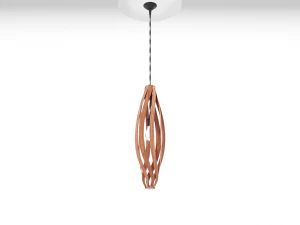 brilho com plafond de madeira Modelo 3D