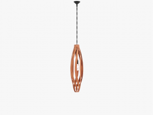 lustre with a wooden plafond Modello 3D