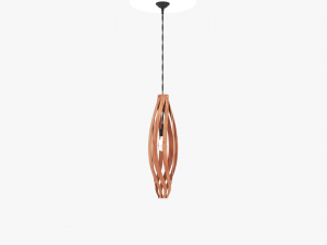 lustre with a wooden plafond Modello 3D