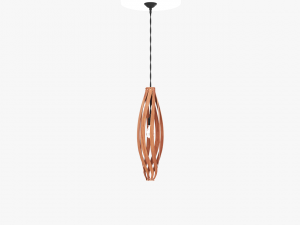 lustre with a wooden plafond Modello 3D
