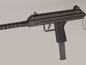 borz sub-machine 3D Model