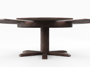 dining table with leaves 3D Model