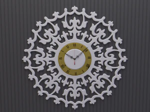 oude romantiek wandklok 3D Model