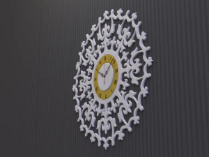 oude romantiek wandklok 3D Model