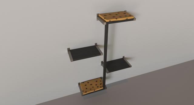 wall cat tree Modello 3D .c4d .max .obj .3ds .fbx .stl .blend 