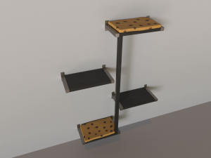 wall cat tree 3Dモデル