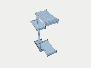 wall cat tree Modello 3D