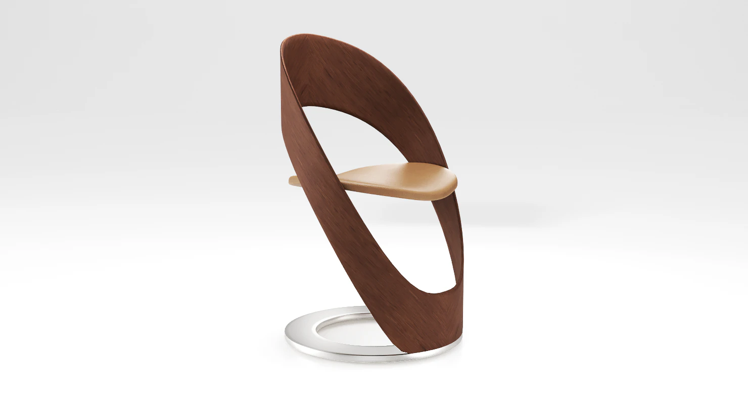 design bar stool 3D Model .c4d .max .obj .3ds .fbx .stl .blend 
