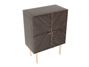 entryway cabinet with doors 3D मॉडल
