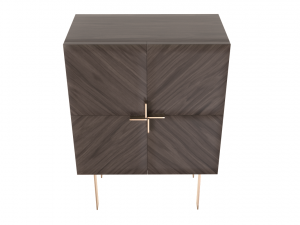 entryway cabinet with doors Modèle 3D
