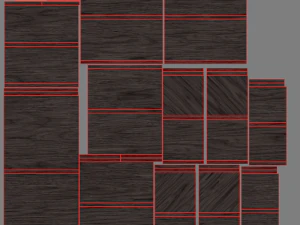 entryway cabinet with doors 3D Model