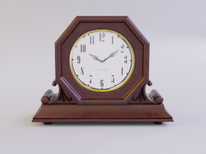 fireplace table clock 3D Model