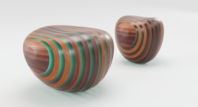 modern wooden chair-ottoman 3D 모델 .c4d .max .obj .3ds .fbx .stl .blend 