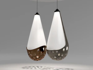 modern wall lamp set 3D Model