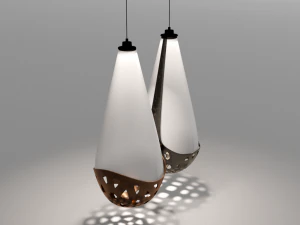 modern wall lamp set 3D Model
