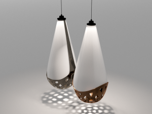 modern wall lamp set Modelo 3D