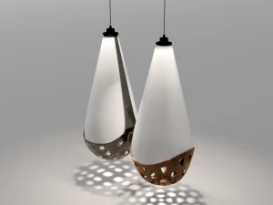 modern wall lamp set 3D Model