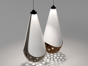 modern wall lamp set Modelo 3D