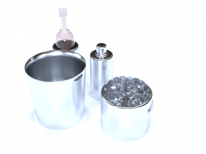 duke stainless steel cocktail 3D Model