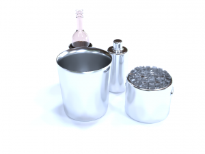 duke stainless steel cocktail 3D Model