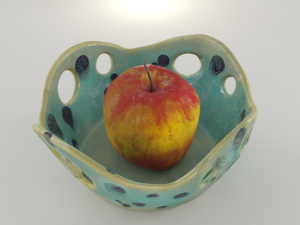 fruit pottery ceramic wave vase 3D Model