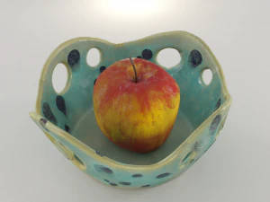 fruit pottery ceramic wave vase 3D Model