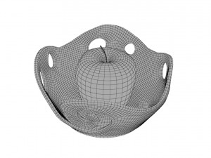 fruit pottery ceramic wave vase 3D Model