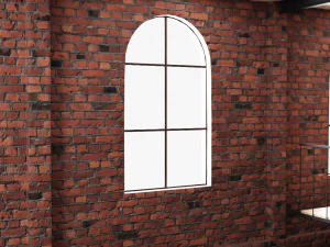 premises brick wall interior 3D Model