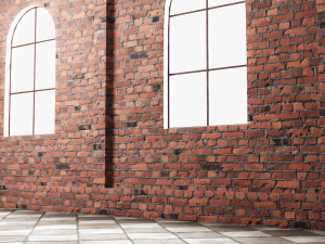 premises brick wall interior 3D Модель
