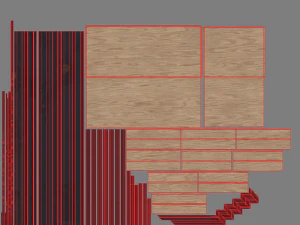 premises brick wall interior 3D Model