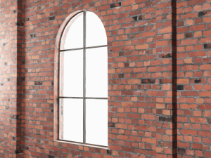 brick wall house interior 3D 模型