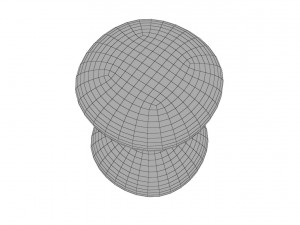 white sand hour glass Model 3D