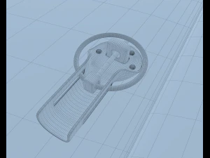 voiture rouge mustang Modèle 3D