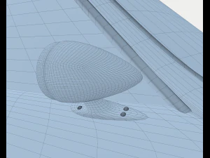 voiture rouge mustang Modèle 3D