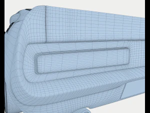 voiture rouge mustang Modèle 3D