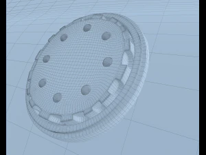 voiture rouge mustang Modèle 3D