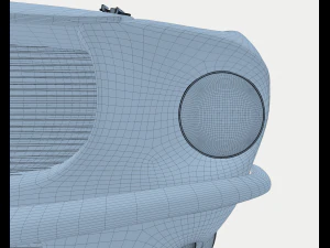 voiture rouge mustang Modèle 3D